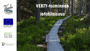 VERTY-toiminnan infotilaisuus kuvituskuva: kuva luontopolusta Vaalasta