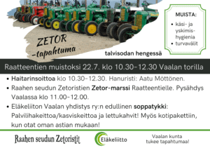 ZETOR-tapahtuman tapahtumailmoitus