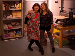 Uudet taidekummit Heidi Ranta ja Sanna-Maija Karjalainen.