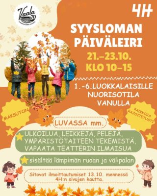 Syysloman päiväleiri