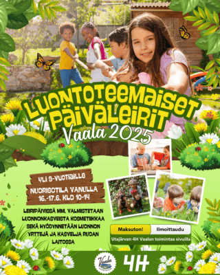 Luontoteemaiset päiväleirit