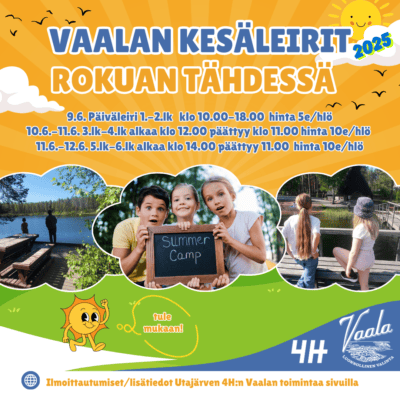 Vaalan kesäleirit 2025